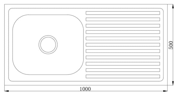 MT10050 Escurridor de cubiertos Serials Fregadero de encastre