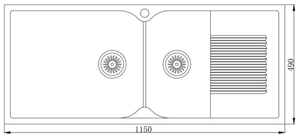 MT11549 Grantie Quartz Sink