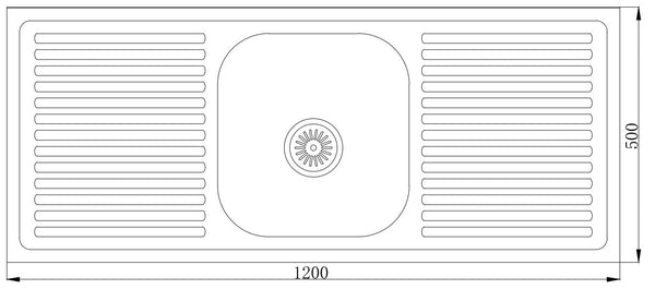 MT12050S Escurridor Seriales Fregadero Prensado