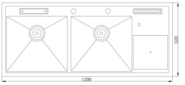 MT12052H One Set Sink