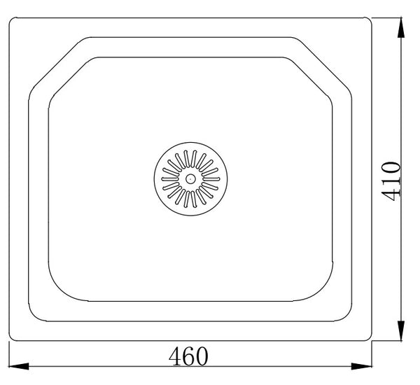 Fregadero sencillo de embutir MT4641A