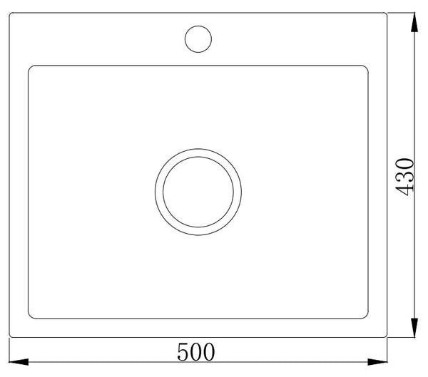 Fregadero de cuarzo Grantie MT5043