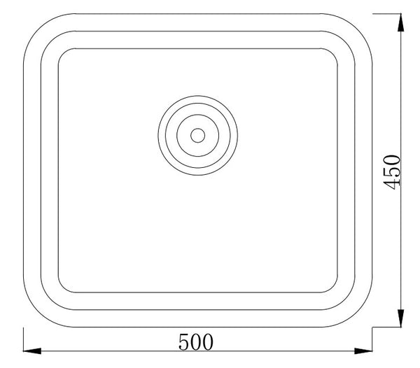 Fregadero empotrado MT5045