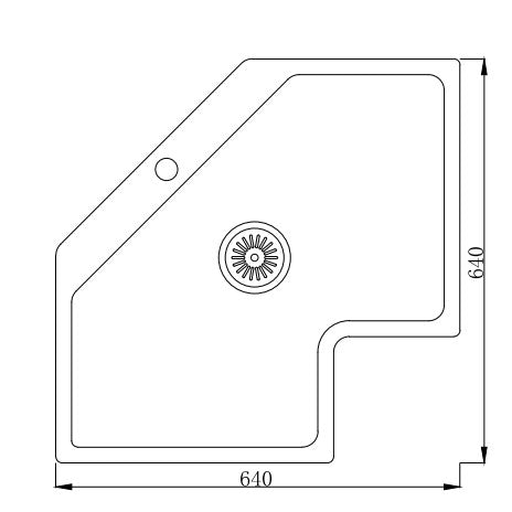 Fregadero de Cuarzo Grantie MT6464
