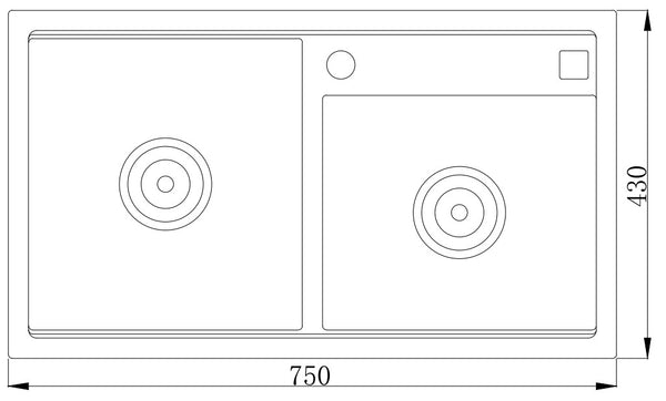 MT7543 Grantie Quartz Sink