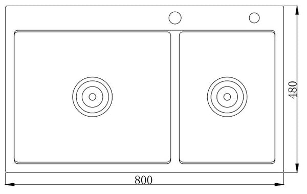 Fregadero de cuarzo MT8048 Grantie