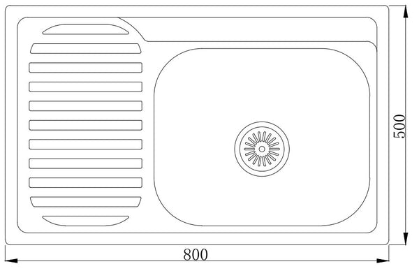 MT8050C Escurridor Series Fregadero prensado