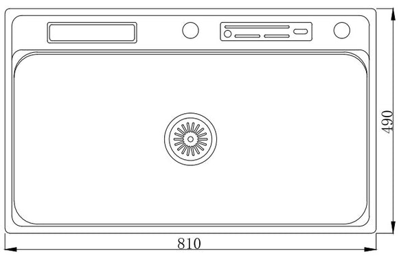 MT8149 Fregadero de prensa de un juego