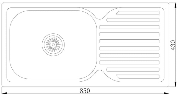 MT8543 Escurridor de tablas Seriales Fregadero prensado