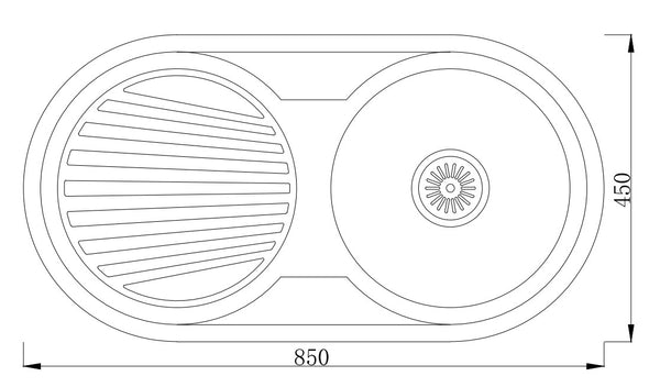 MT8545 Escurridor de tablas Seriales Fregadero prensado