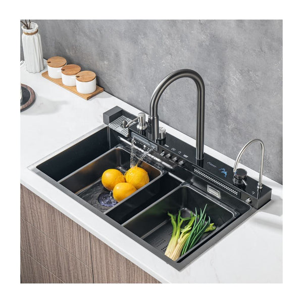 MT7546HFB11 Waterfall Kitchen Sink Stainless Steel Kitchen Sink