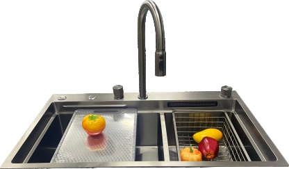 MT8248HB Waterfall Kitchen Sink Stainless Steel Kitchen Sink
